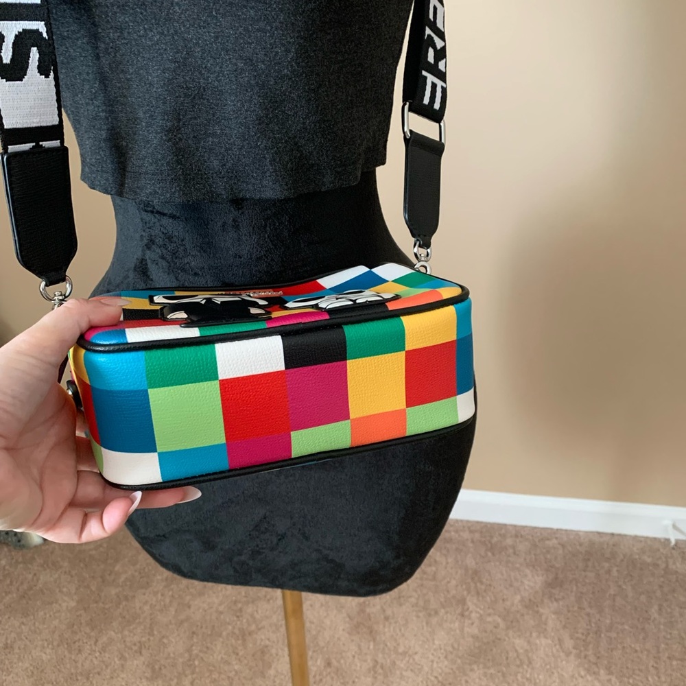 Karl Lagerfeld Colorful Graphic Crossbody Bag - Picture 2 of 11